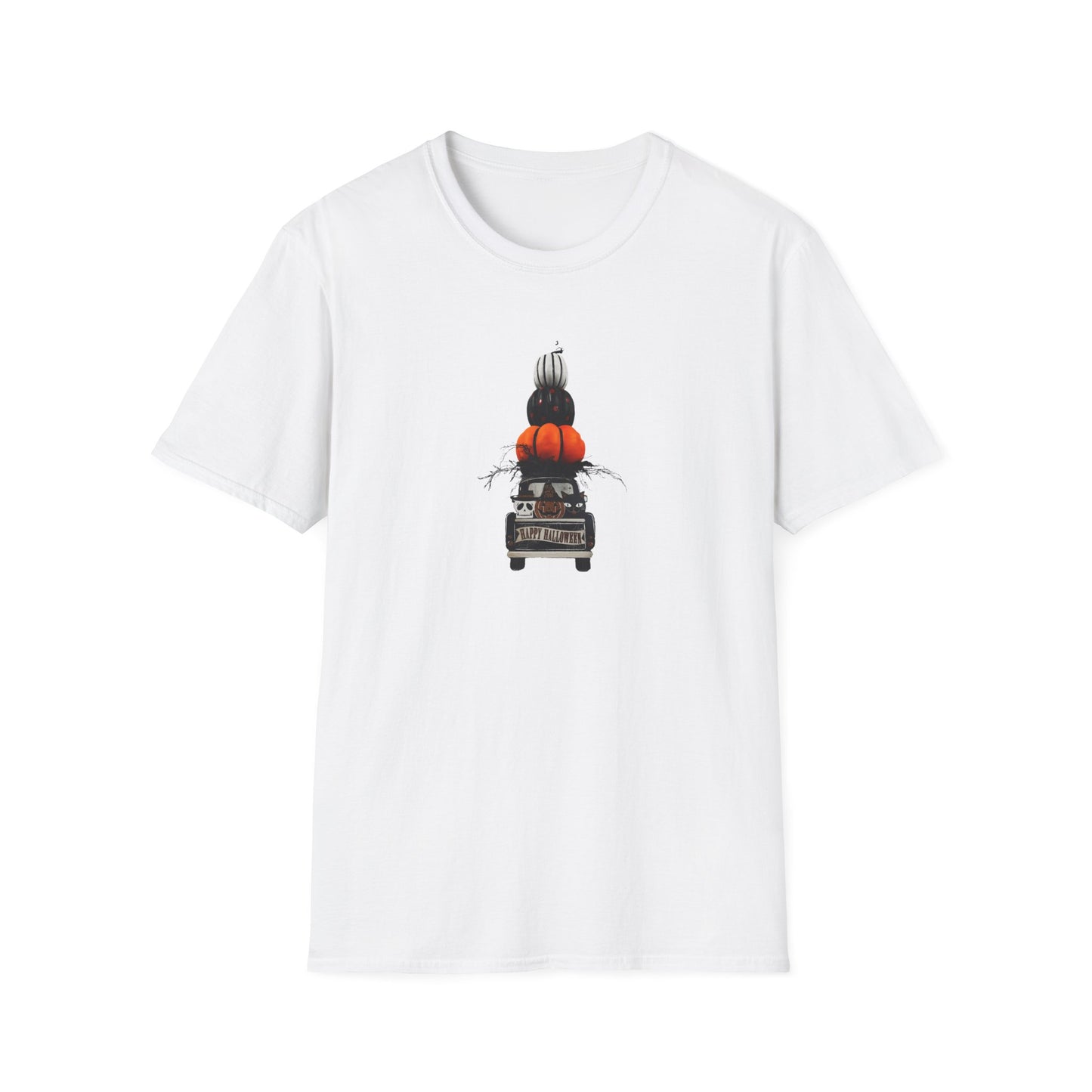 Halloween Truck | Festive Pumpkin Pickup Unisex Tee