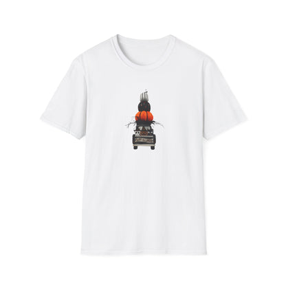 Halloween Truck | Festive Pumpkin Pickup Unisex Tee