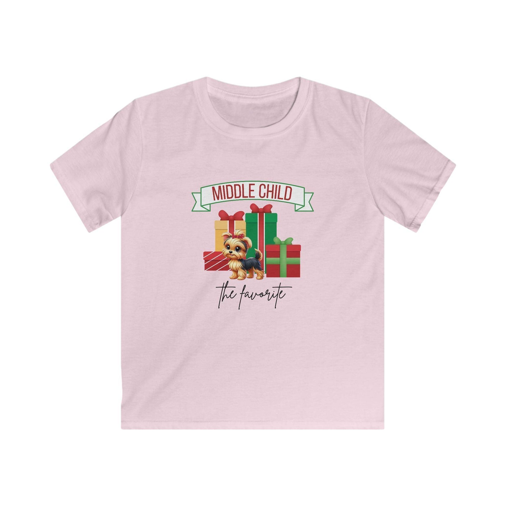 Middle Child, The Favorite 🎁🐶Yorkie - Kids' Tee! 🎁👑 - Whippie's