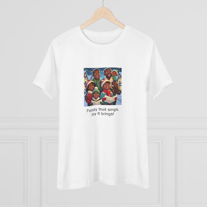 Family that sings, joy in brings! - Women's Softstyle Tee - Whippie's