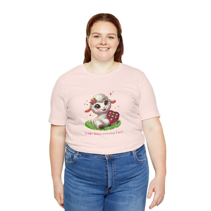 💖 I Only Have Eyes for Ewe! 🐑 Unisex Jersey Tee ✨ Spread the love this Valentine's Day! - Whippie's