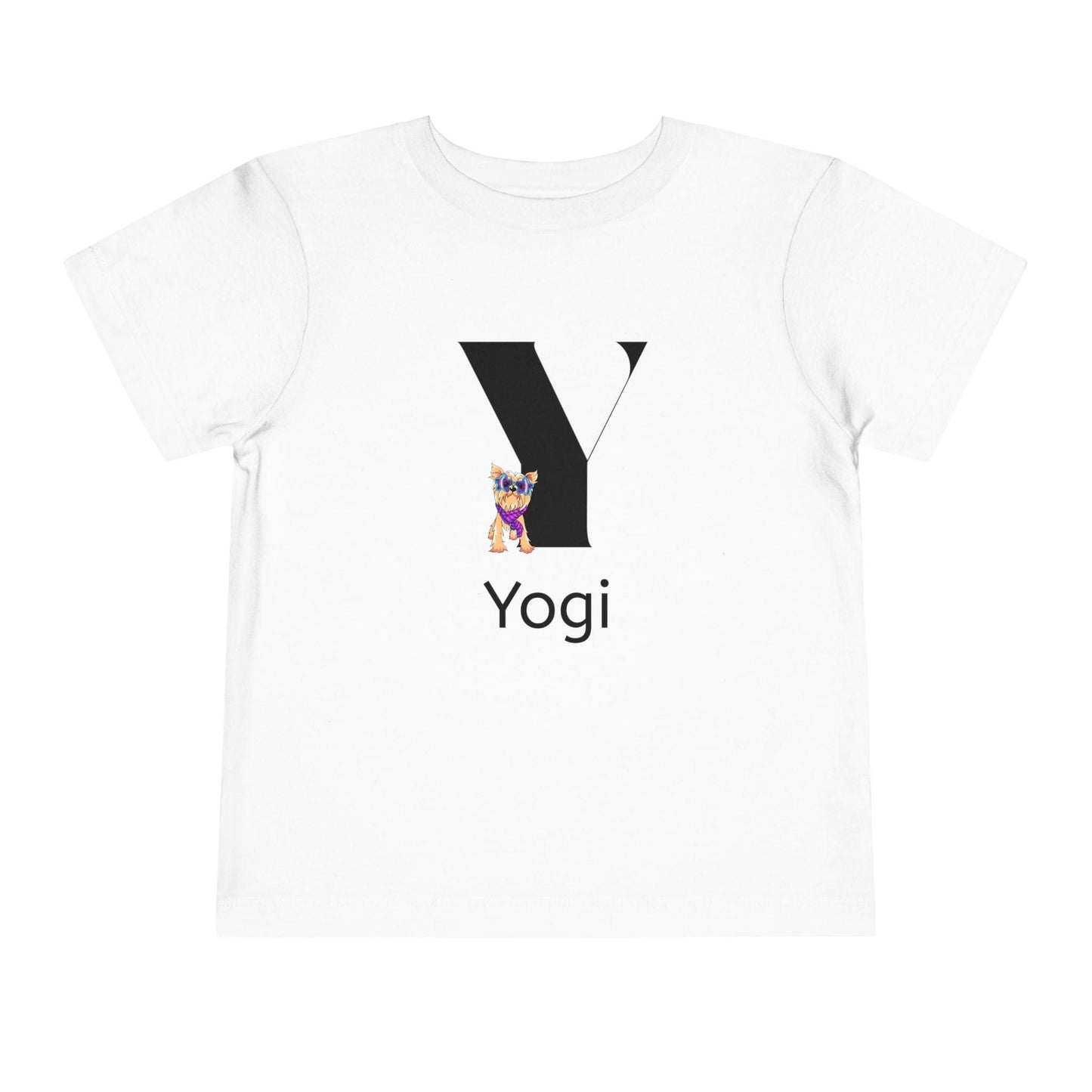 Alphabet Adventures: Letter Y - Yappy Yorkie Toddler Tee - Personalizable - Whippie's
