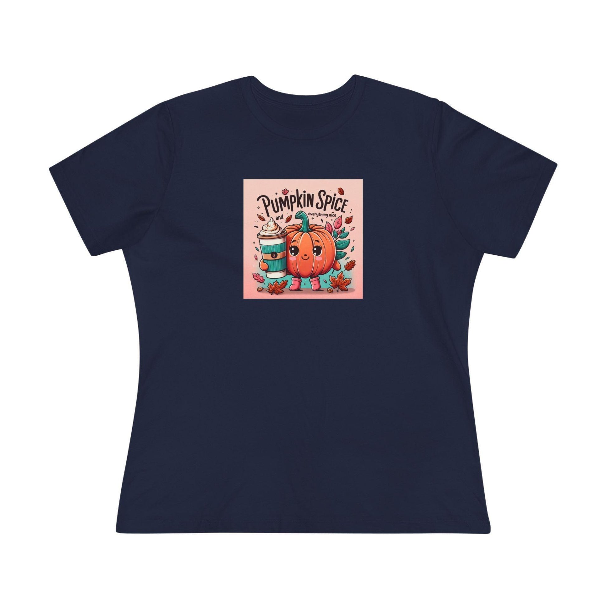Cute Pumpkin: Pumpkin Spice and Everything Nice - Women's Softstyle Tee - Whippie's