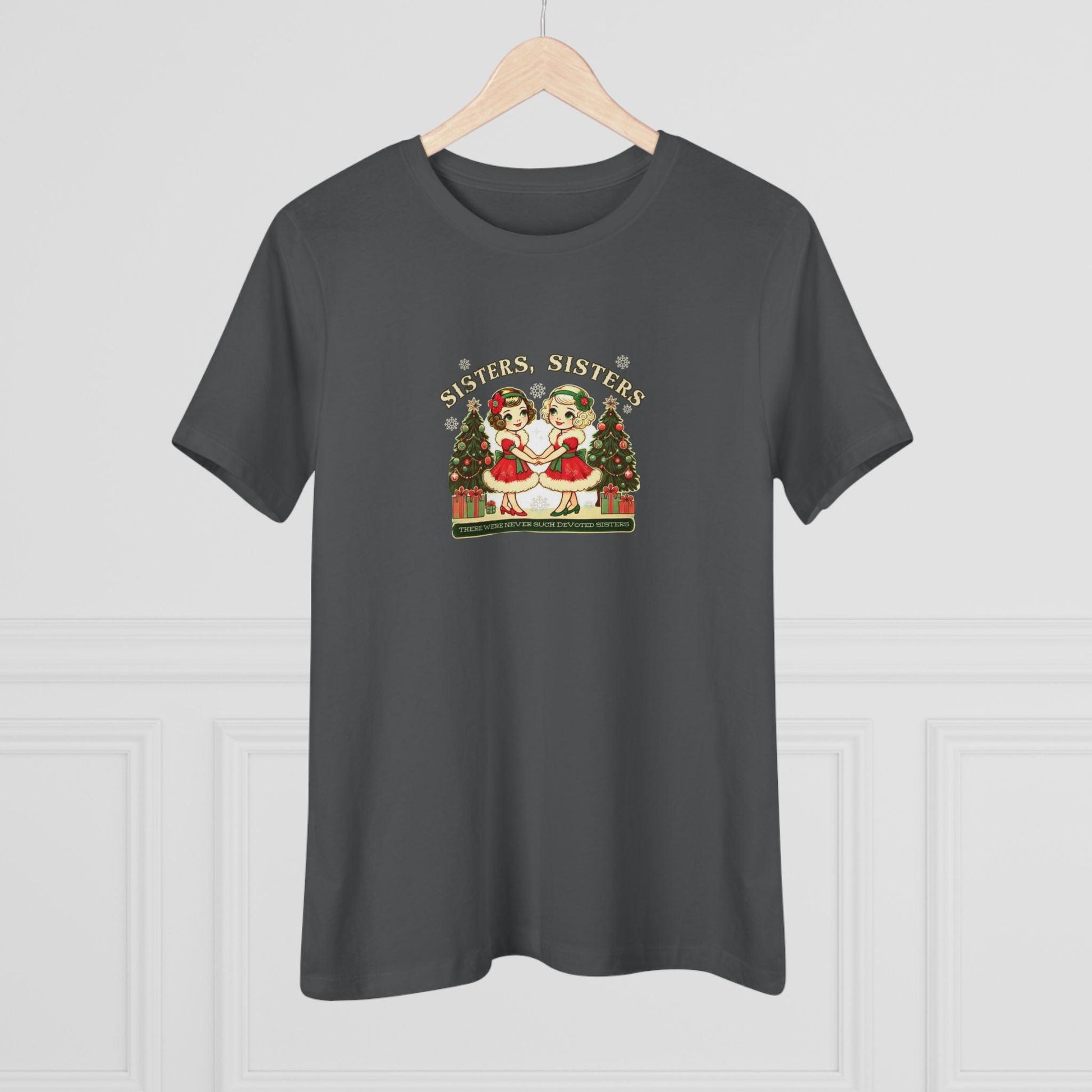 Sisters, Sisters (Blonde Sisters) - There Were Never Such Devoted Sisters! 👭🏼🎄 Women's Softstyle Tee - Whippie's