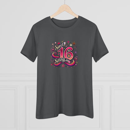 Sweet, Sassy, and 16 - Celebrate in Style! 🎉 - Women's Softstyle Tee - Whippie's