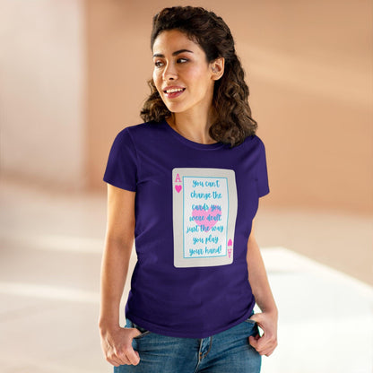 💖 Ace of Hearts 💪 Women's Tee ✨ Play your hand like a queen! 👑 - Whippie's