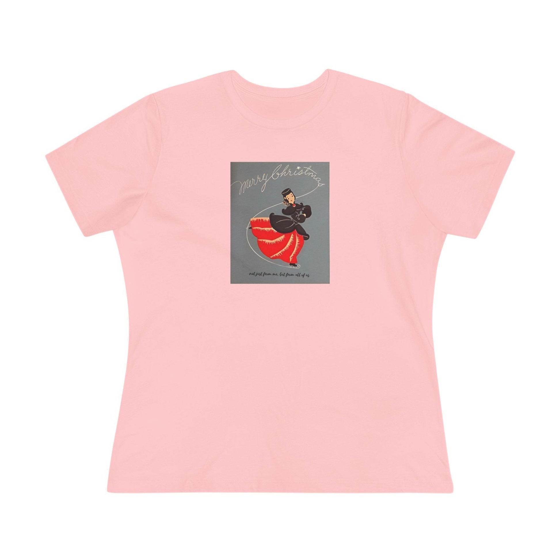 Ice Skating - Merry Christmas - Women's Softstyle Tee - Whippie's