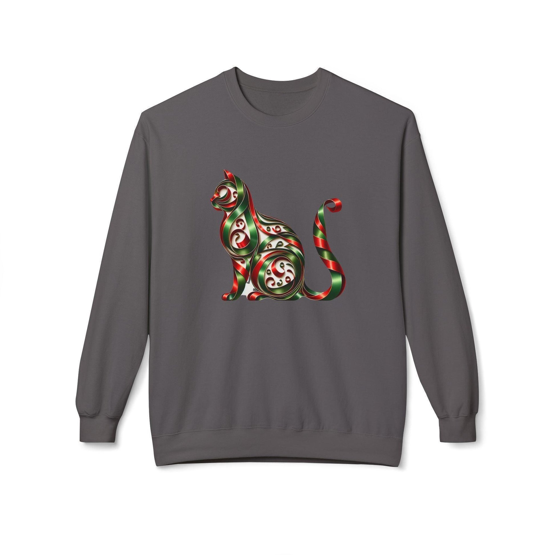🐱 Merry Meowmas! 🎄 Unisex Fleece Sweatshirt 🎁 - Whippie's