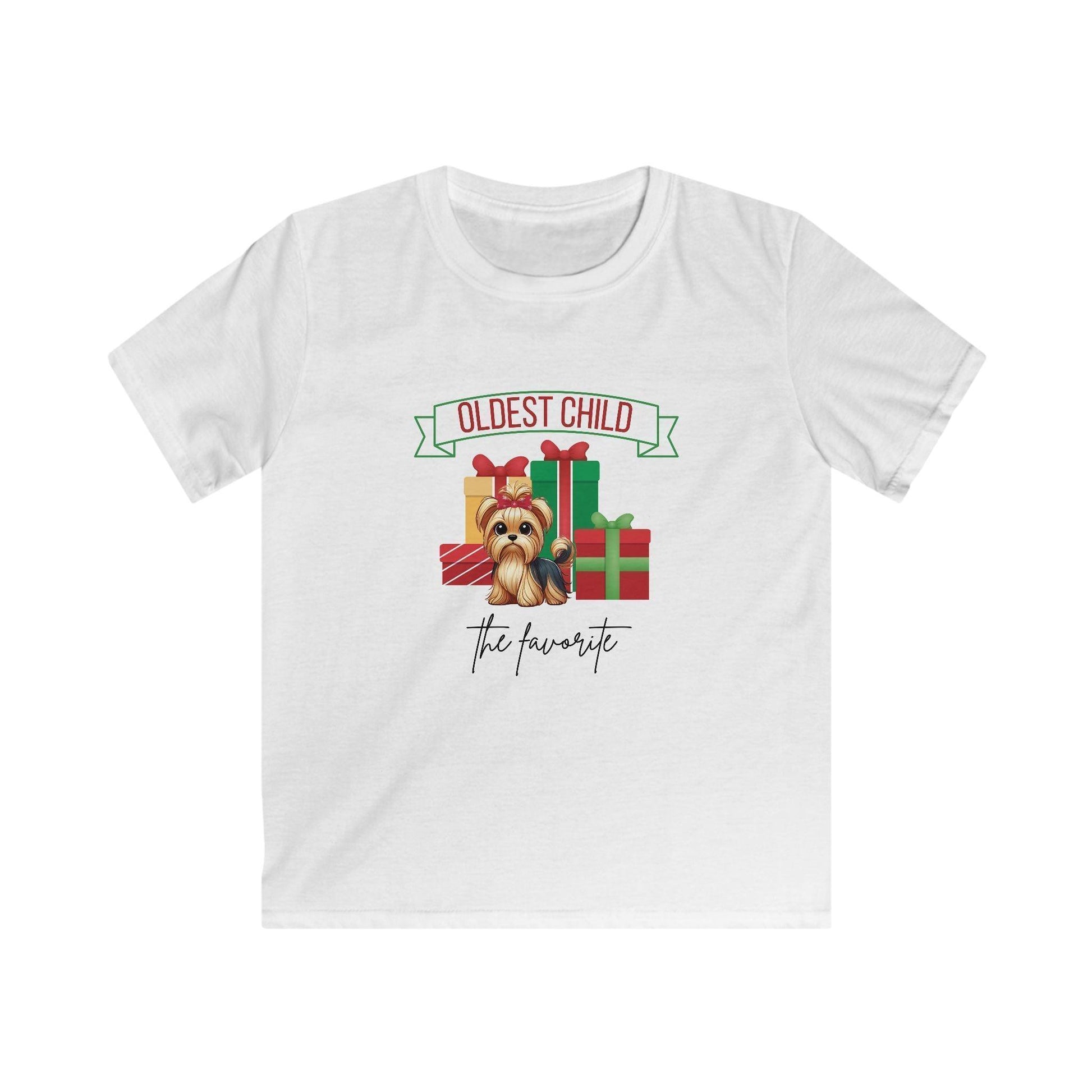The Oldest Child, The Favorite 🎁🐶 Yorkie - Kids' Tee! 🎁👑 - Whippie's