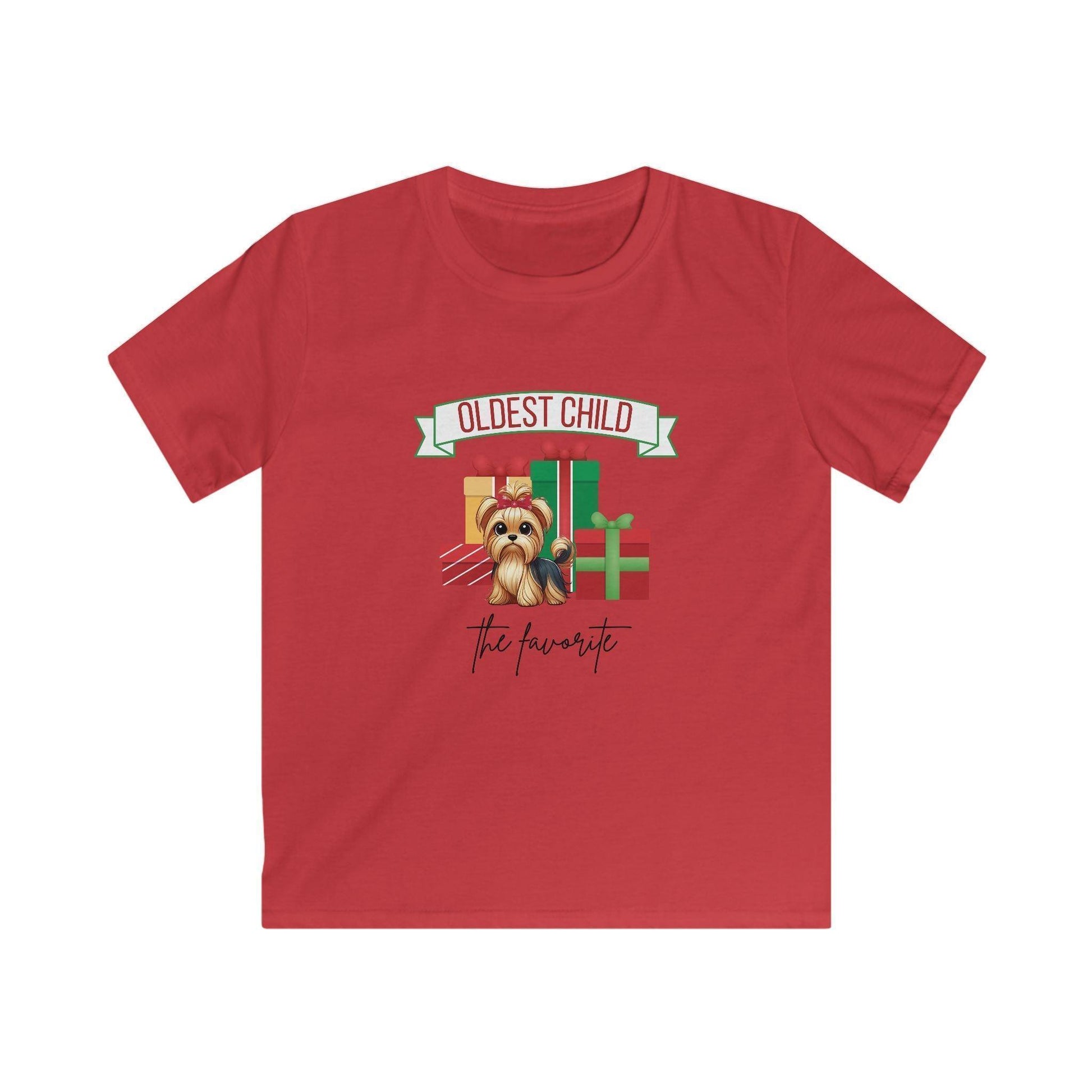 The Oldest Child, The Favorite 🎁🐶 Yorkie - Kids' Tee! 🎁👑 - Whippie's