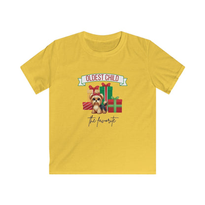 The Oldest Child, The Favorite 🎁🐶 Yorkie - Kids' Tee! 🎁👑 - Whippie's