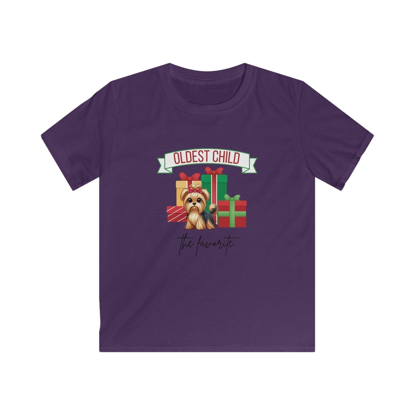 The Oldest Child, The Favorite 🎁🐶 Yorkie - Kids' Tee! 🎁👑 - Whippie's