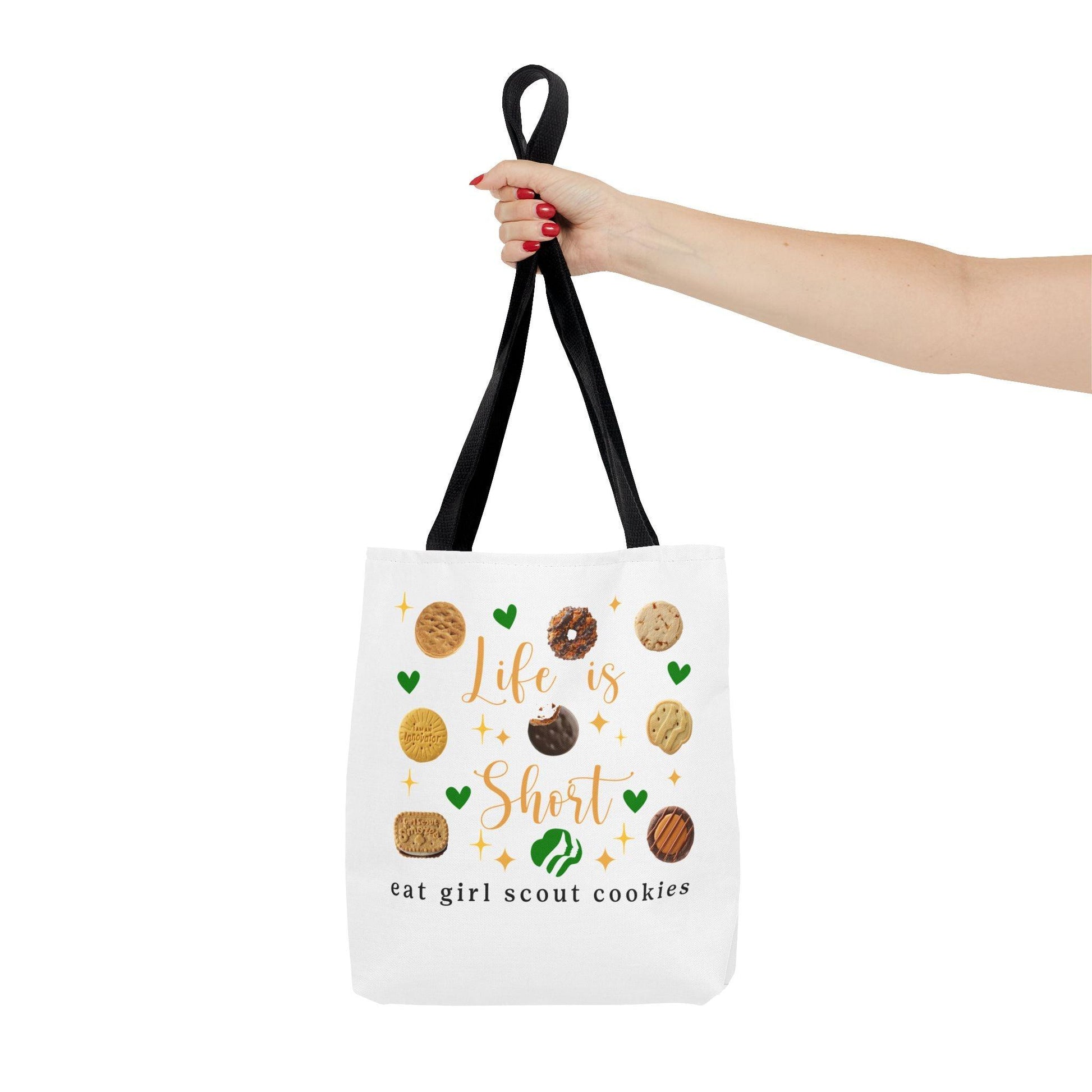 Life is Short, Eat Girl Scout Cookies Tote Bag 🍪❤️ - Whippie's