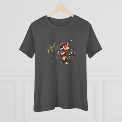 J'attends Noël 🐈‍⬛ Women's Tee 🎄 A purr-fectly Parisian Christmas! - Whippie's