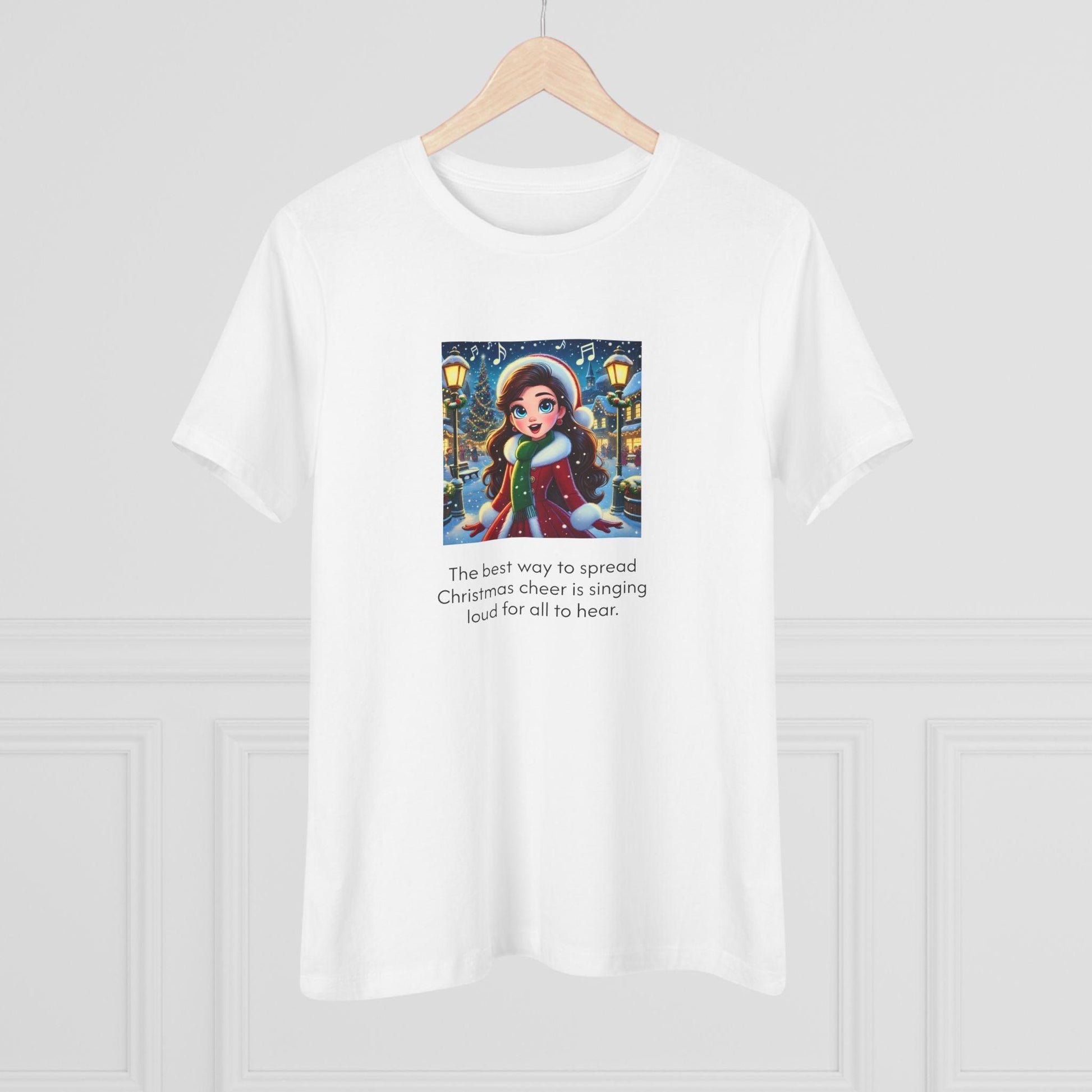 Caroler - Christmas Cheer - BHLBE Girl - Women's Tee - Whippie's