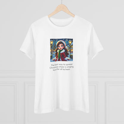 Caroler - Christmas Cheer - BHLBE Girl - Women's Tee - Whippie's
