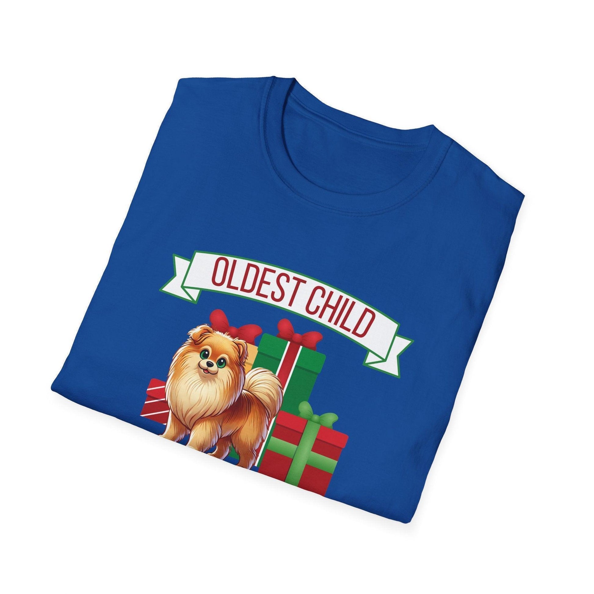 Oldest Child, The Favorite 🎁🐶 Pomeranian - Unisex Tee! 🎁👑 - Whippie's