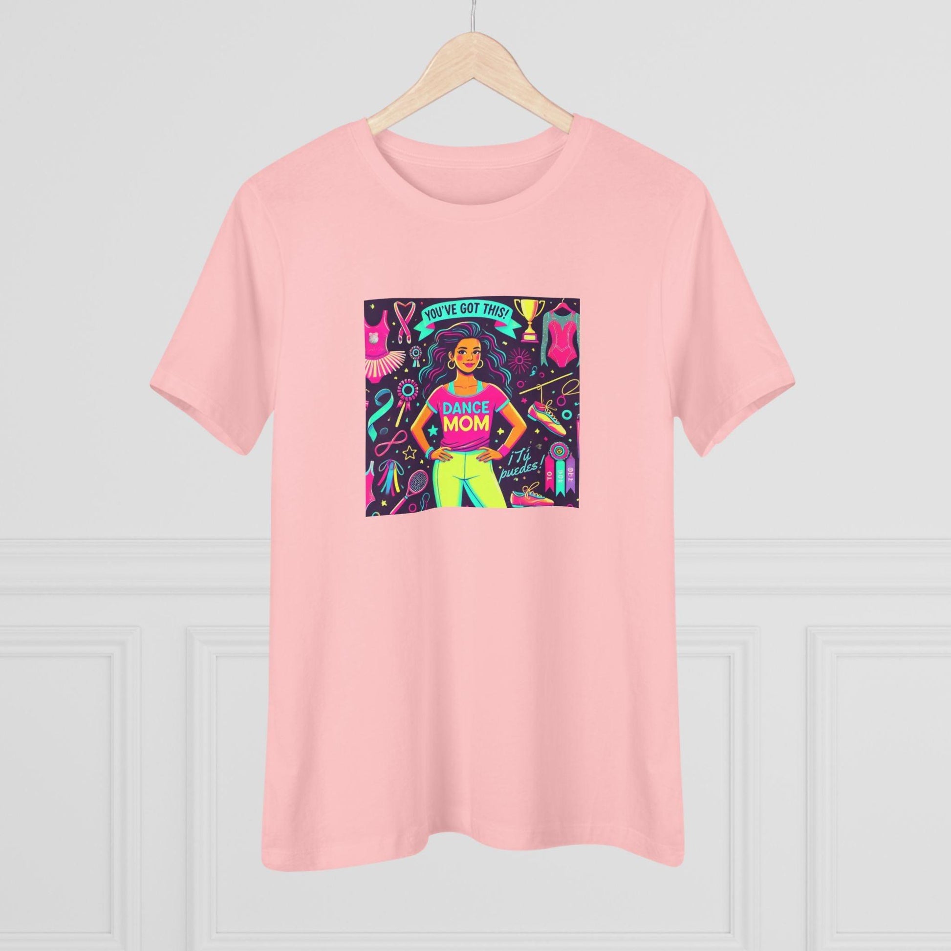 Dance Mom Magic (Latina Mom) - A Colorful Celebration 💃🌈 - Women's Softstyle Tee - Whippie's