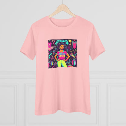 Dance Mom Magic (Latina Mom) - A Colorful Celebration 💃🌈 - Women's Softstyle Tee - Whippie's