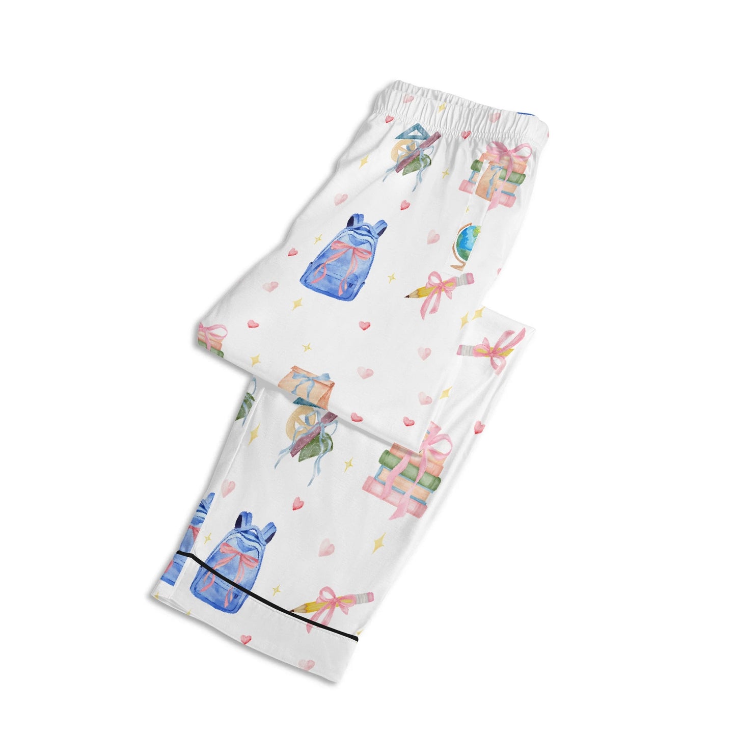 Back to School Adventures Kids Pajama Set with Pockets