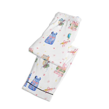 Back to School Adventures Kids Pajama Set with Pockets