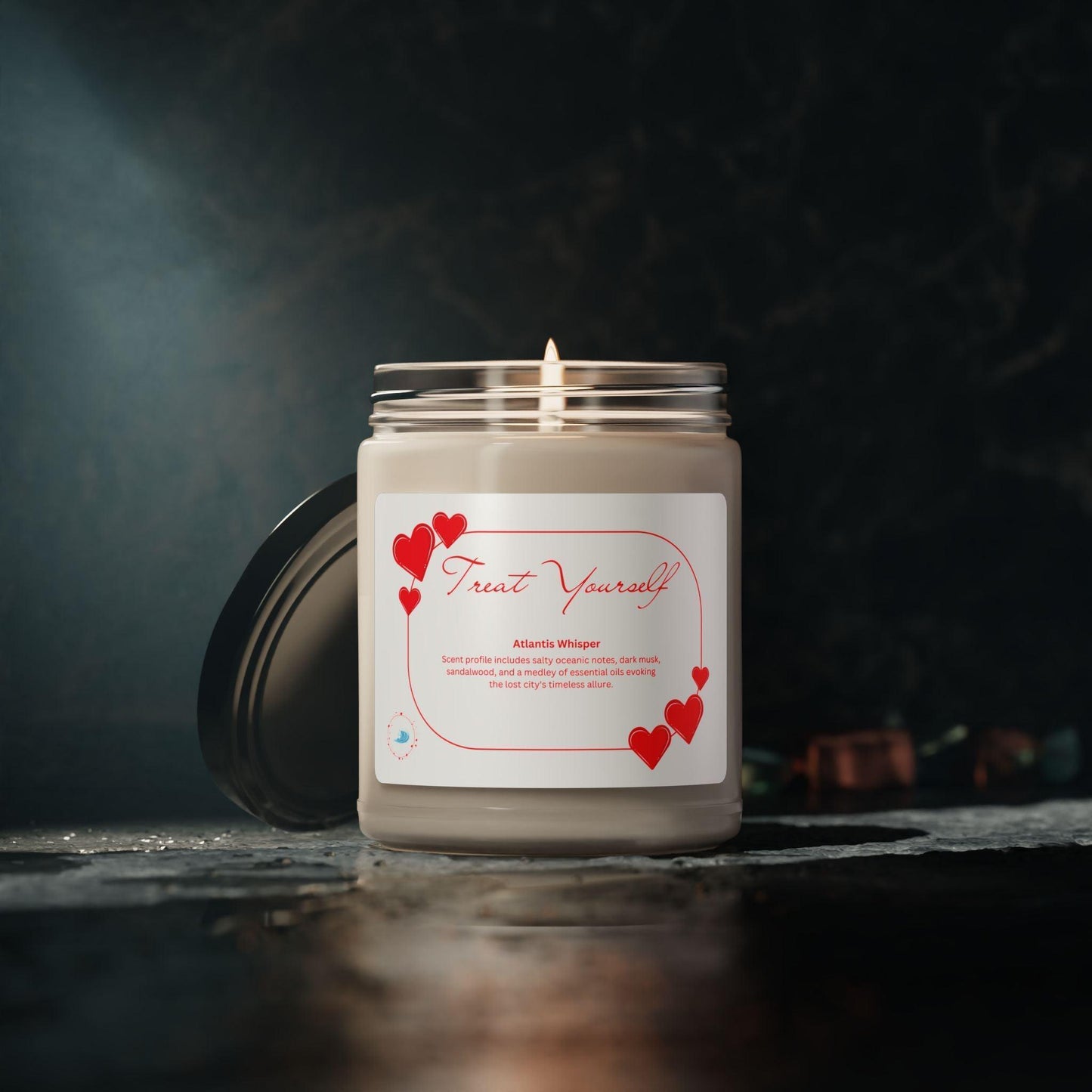 ✨ Treat Yourself ✨ Scented Soy Candle (9oz) 🕯️ Indulge your senses, relax your mind. - Whippie's