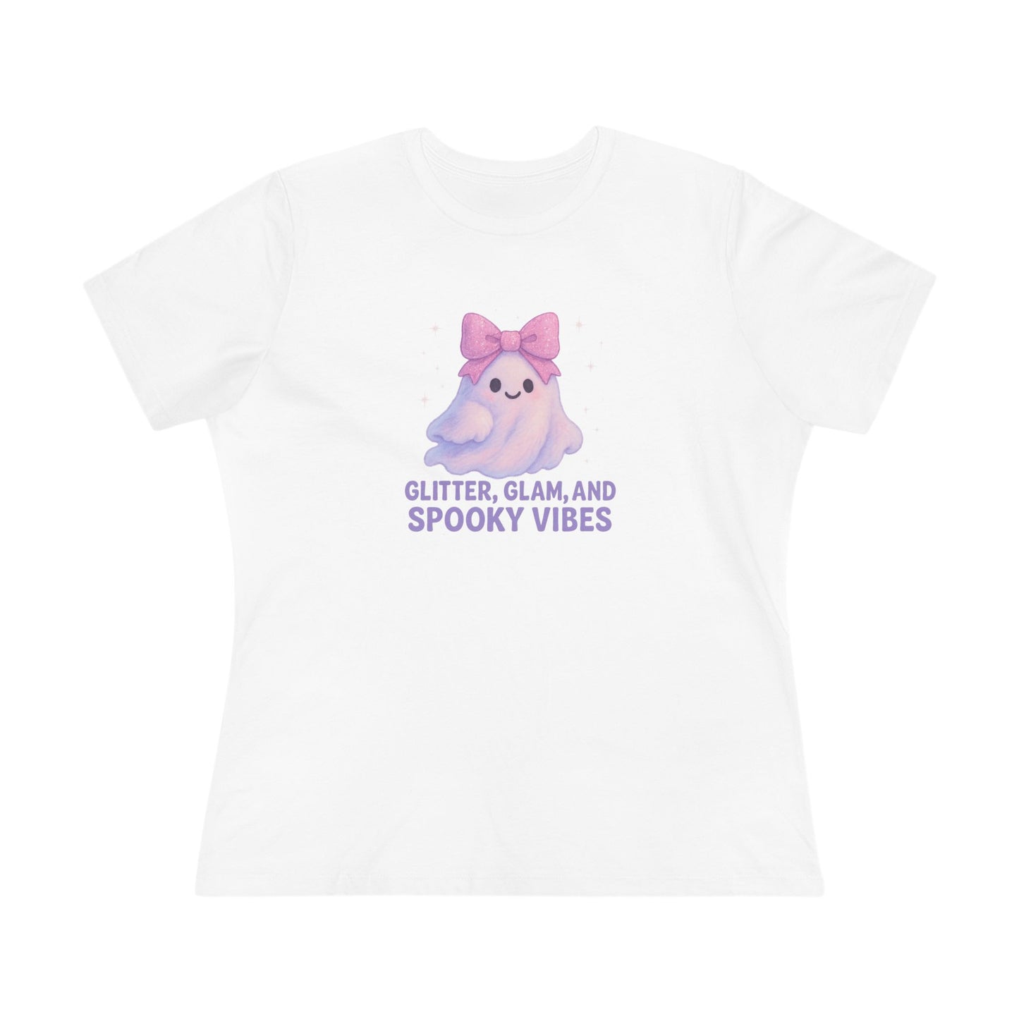 Glitter, Glam, & Spooky Vibes Women's Relaxed Tee - Whippie's