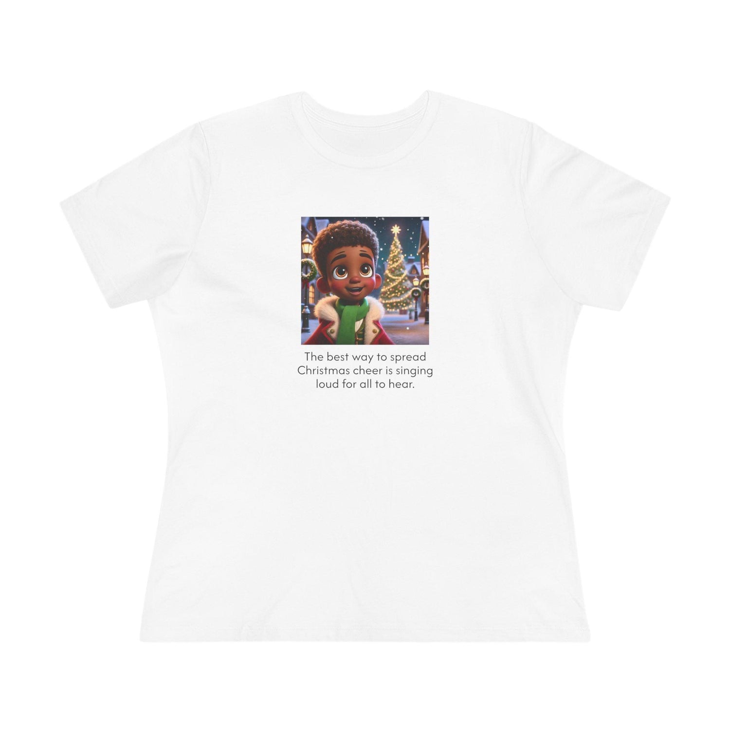 Caroler - Christmas Cheer - Younger BH Boy - Women's Tee - Whippie's