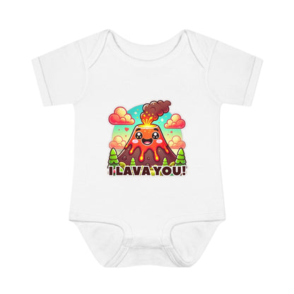 I Lava You - Baby Onesie ❤️🌋 - Whippie's