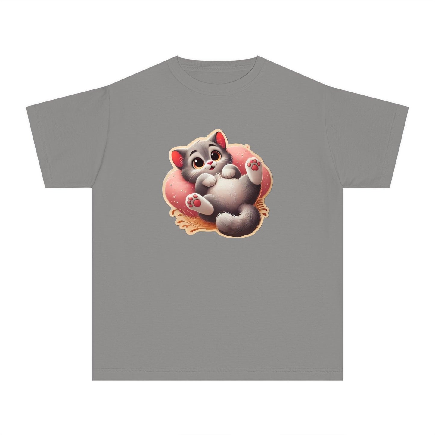 😻 Kitten Cuddle Time 💖 Youth Midweight Tee ✨ Purr-fectly adorable! - Whippie's