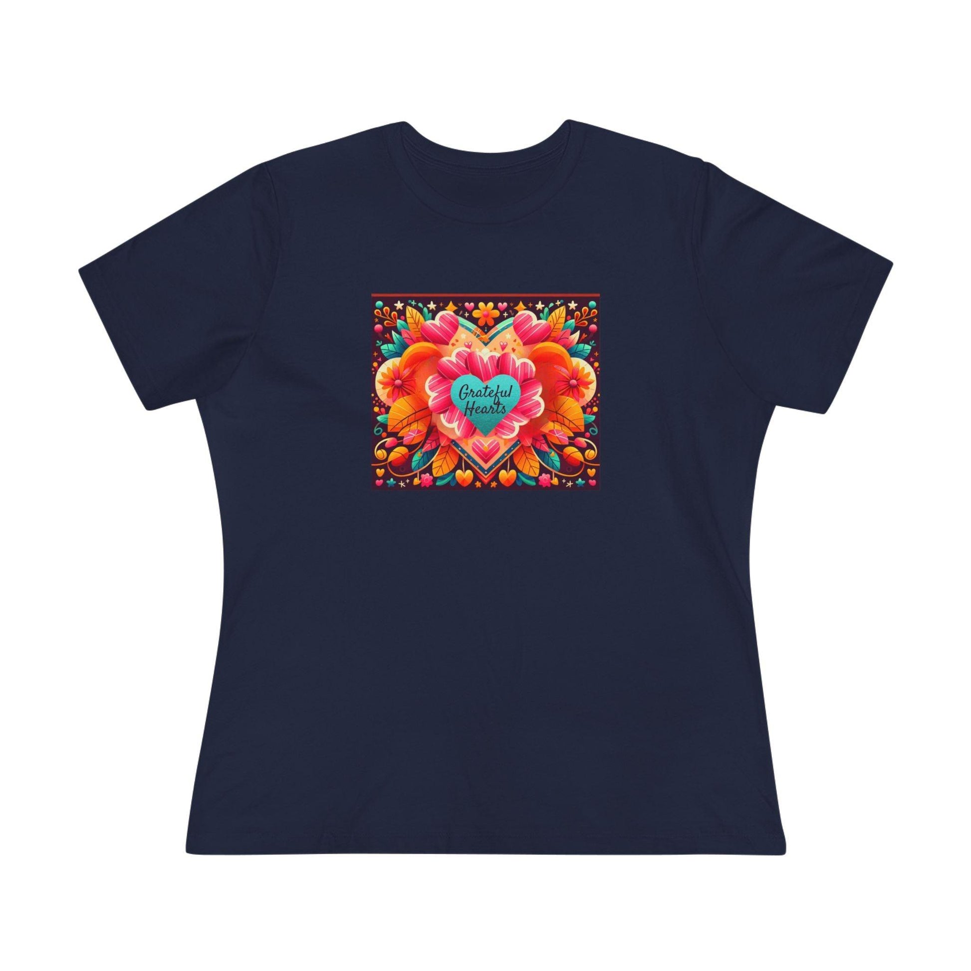 Grateful Hearts - A Celebration of Love and Gratitude 🧡💛❤️ - Women's Softstyle Tee - Whippie's