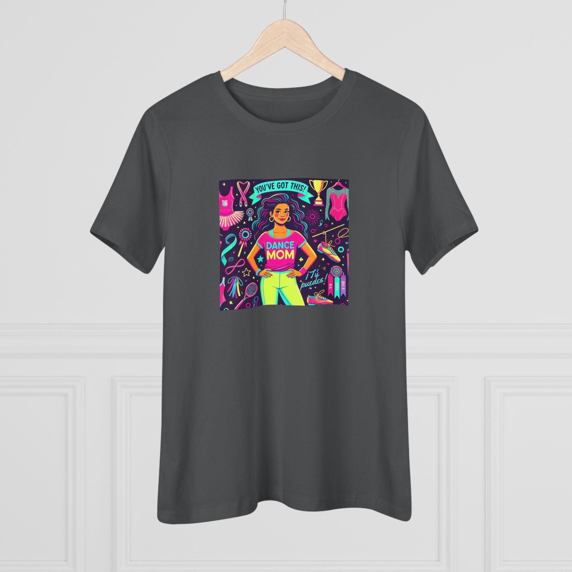 Dance Mom Magic (Latina Mom) - A Colorful Celebration 💃🌈 - Women's Softstyle Tee - Whippie's