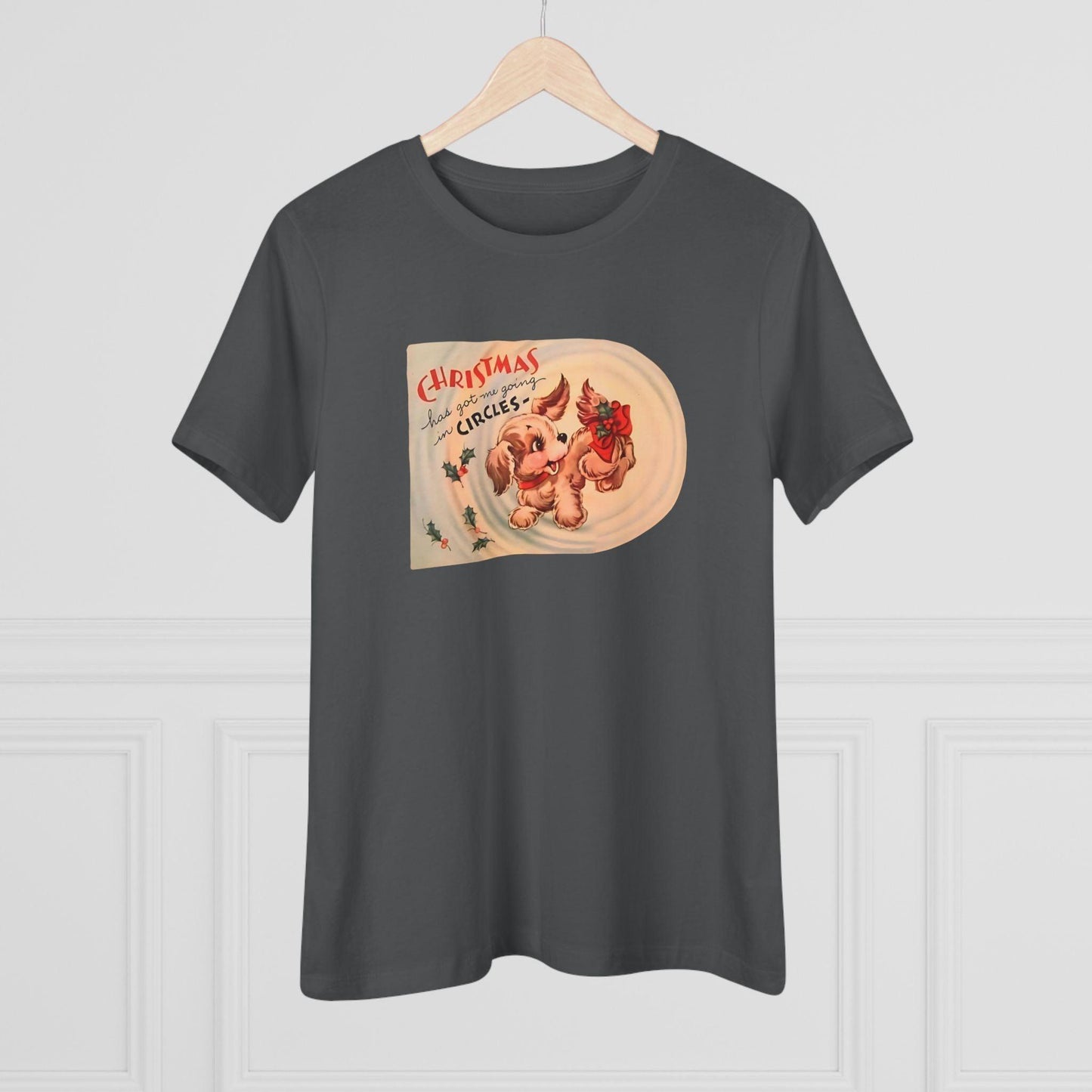 Christmas Has Me Going in Circles - Women's Softstyle Tee - Whippie's