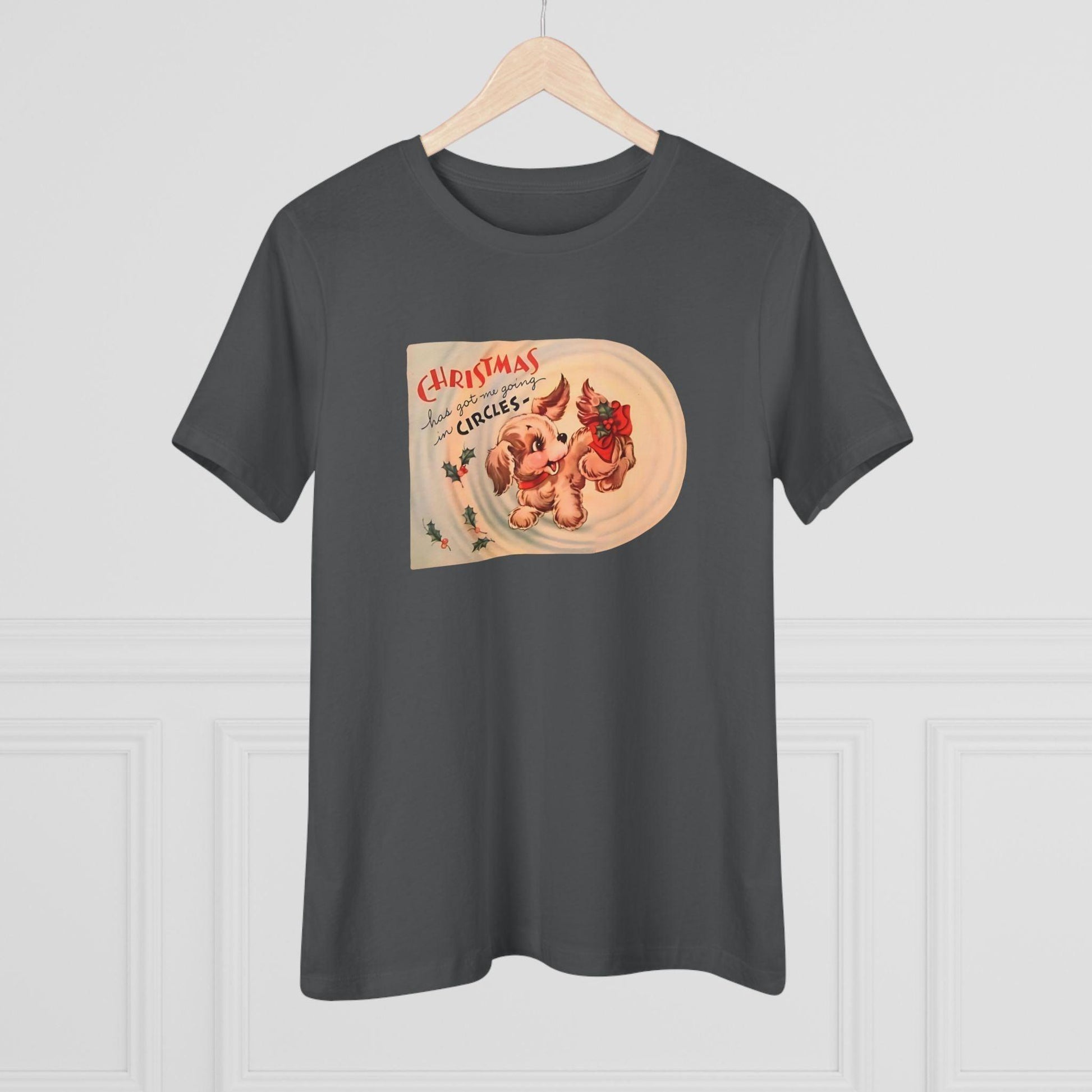 Christmas Has Me Going in Circles - Women's Softstyle Tee - Whippie's