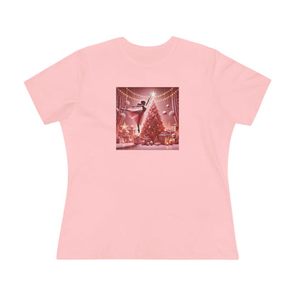 Pink Leap into the Holidays - Women's Softstyle Tee - Whippie's