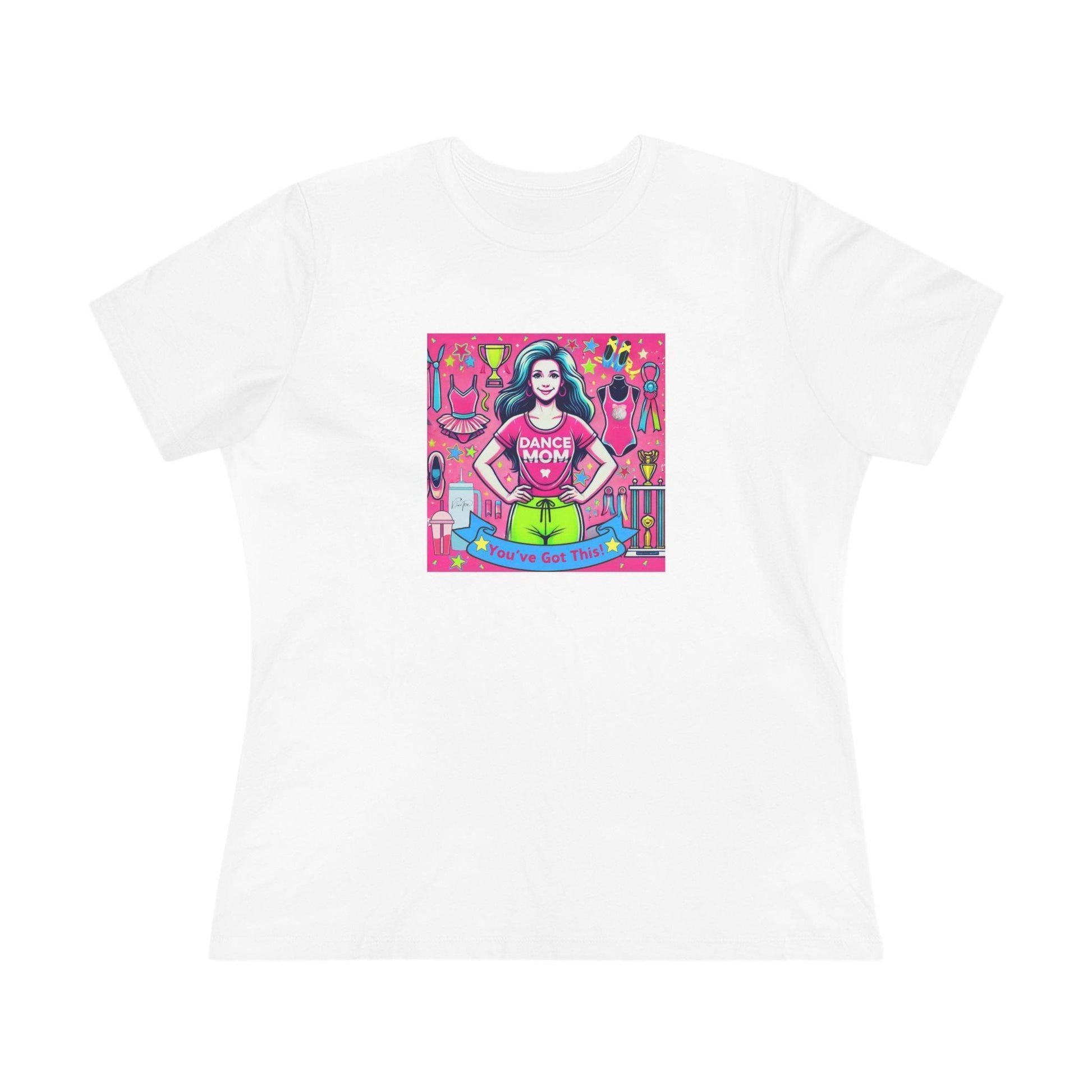 Dance Mom Magic (Brunette Mom) - A Colorful Celebration 🌈 - Women's Softstyle Tee - Whippie's