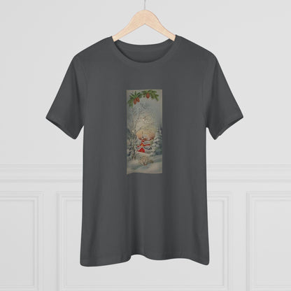 Glittery Winter Village Tee - Sparkle This Season! ✨🎄 Women's Softstyle Tee - Whippie's