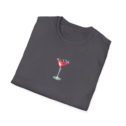 My Christmas Spirit is Vodka 🍸🎄 - Unisex Softstyle T-shirt - Whippie's