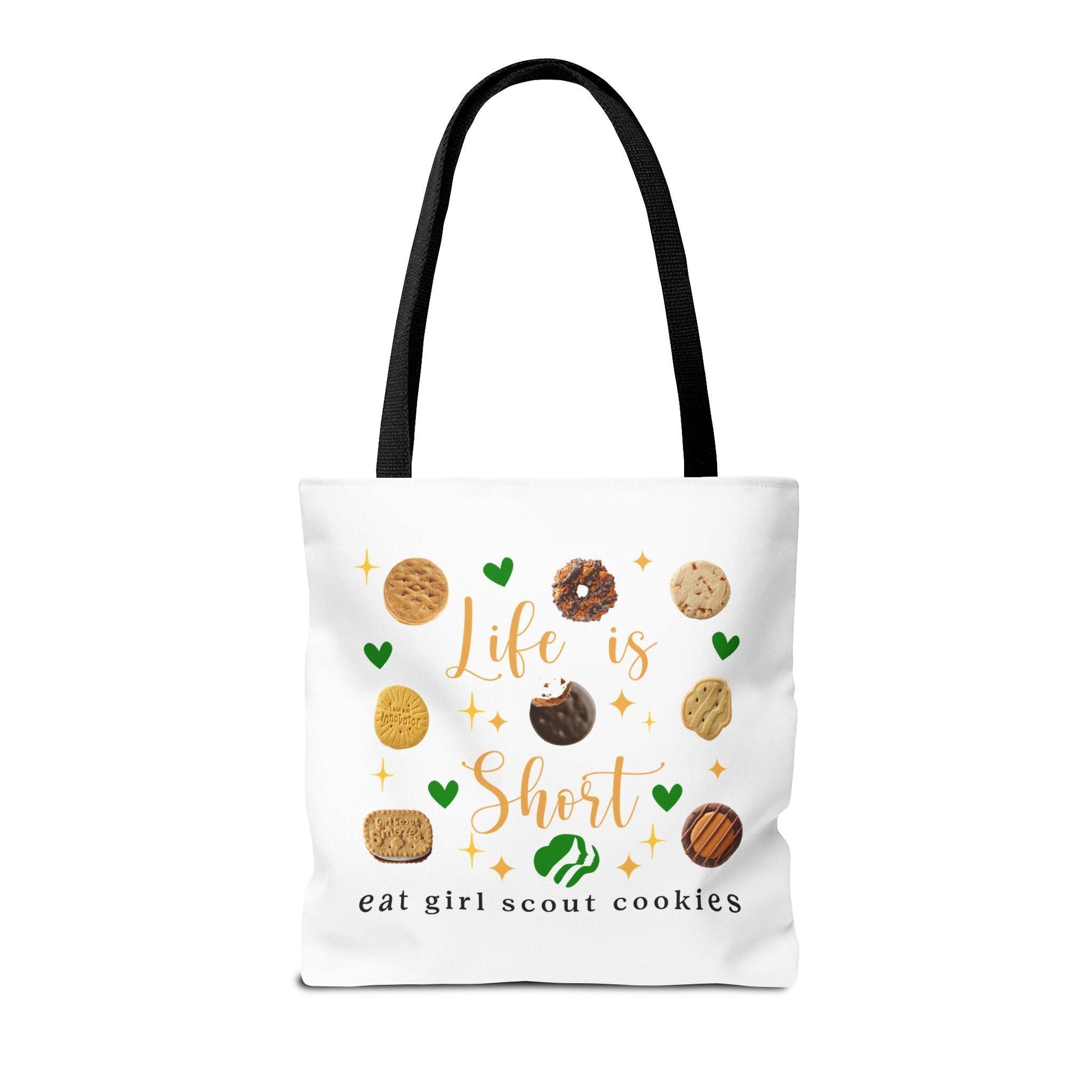 Life is Short, Eat Girl Scout Cookies Tote Bag 🍪❤️ - Whippie's