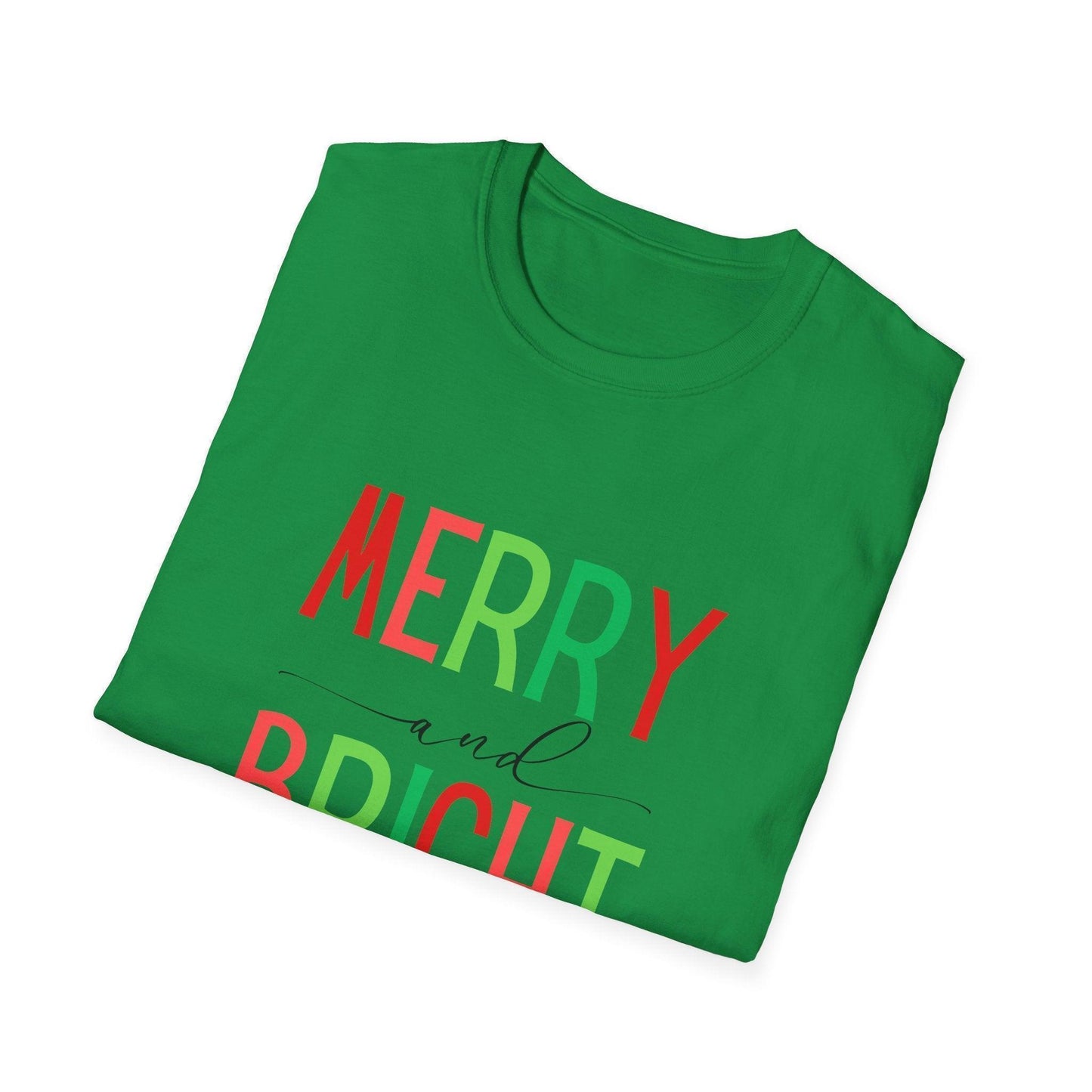 Merry and Bright Unisex Tee 🌈✨ - Whippie's