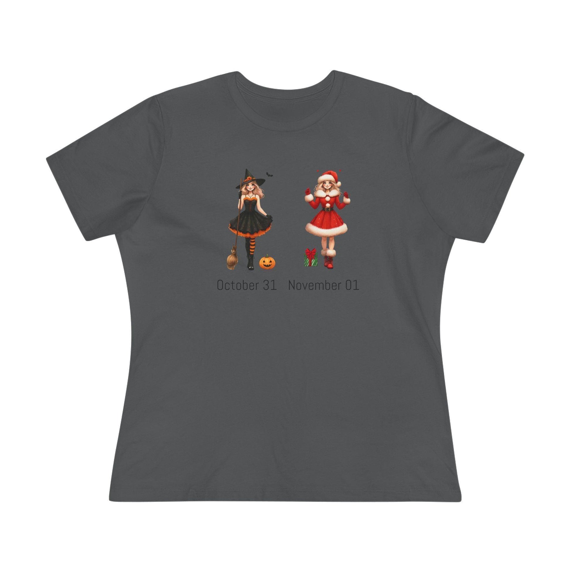 From Halloween to Holidays Women's Softstyle Tee 🎄🎃 - Whippie's