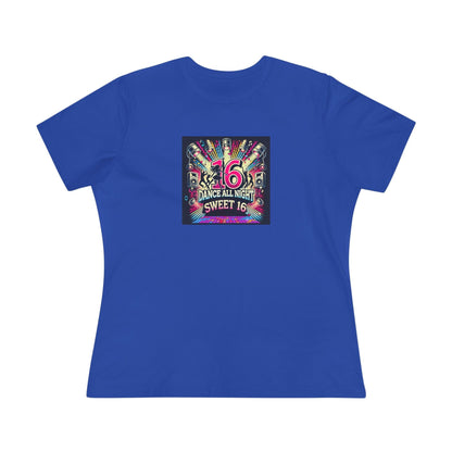 Dance All Night Sweet Sixteen - Party Time! 🎉 - Women's Softstyle Tee - Whippie's