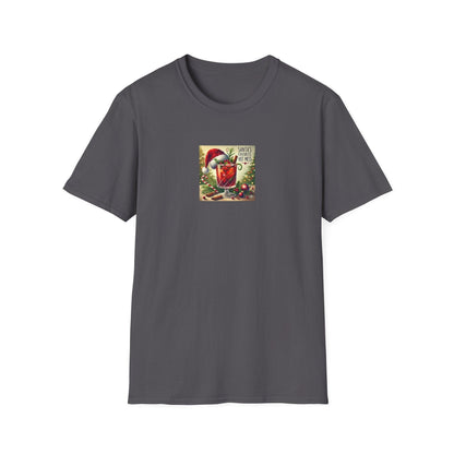 Santa's Favorite Hot Mess 🎅🎄🍹 - Unisex Softstyle T-shirt - Whippie's
