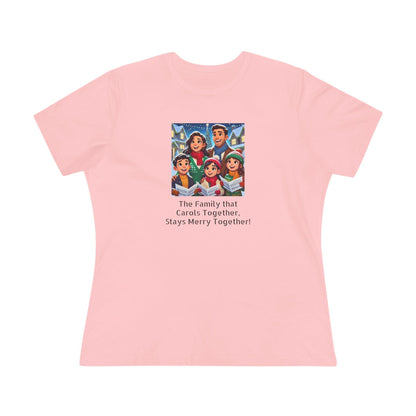The Family that Carols Together, Stays Merry Together! - Women's Softstyle Tee - Whippie's