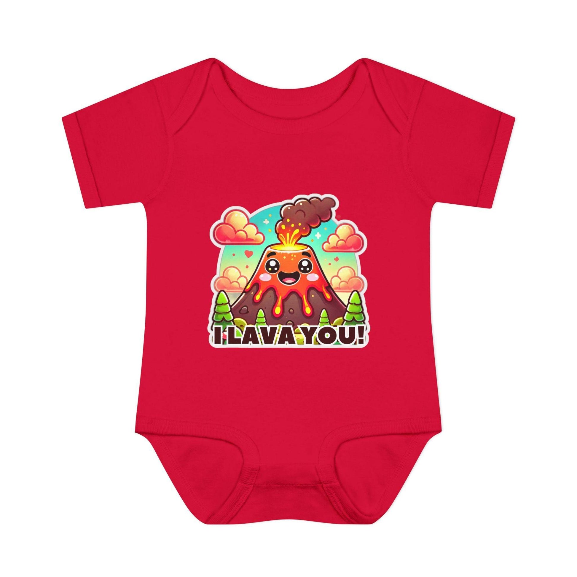 I Lava You - Baby Onesie ❤️🌋 - Whippie's