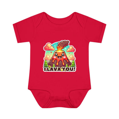 I Lava You - Baby Onesie ❤️🌋 - Whippie's