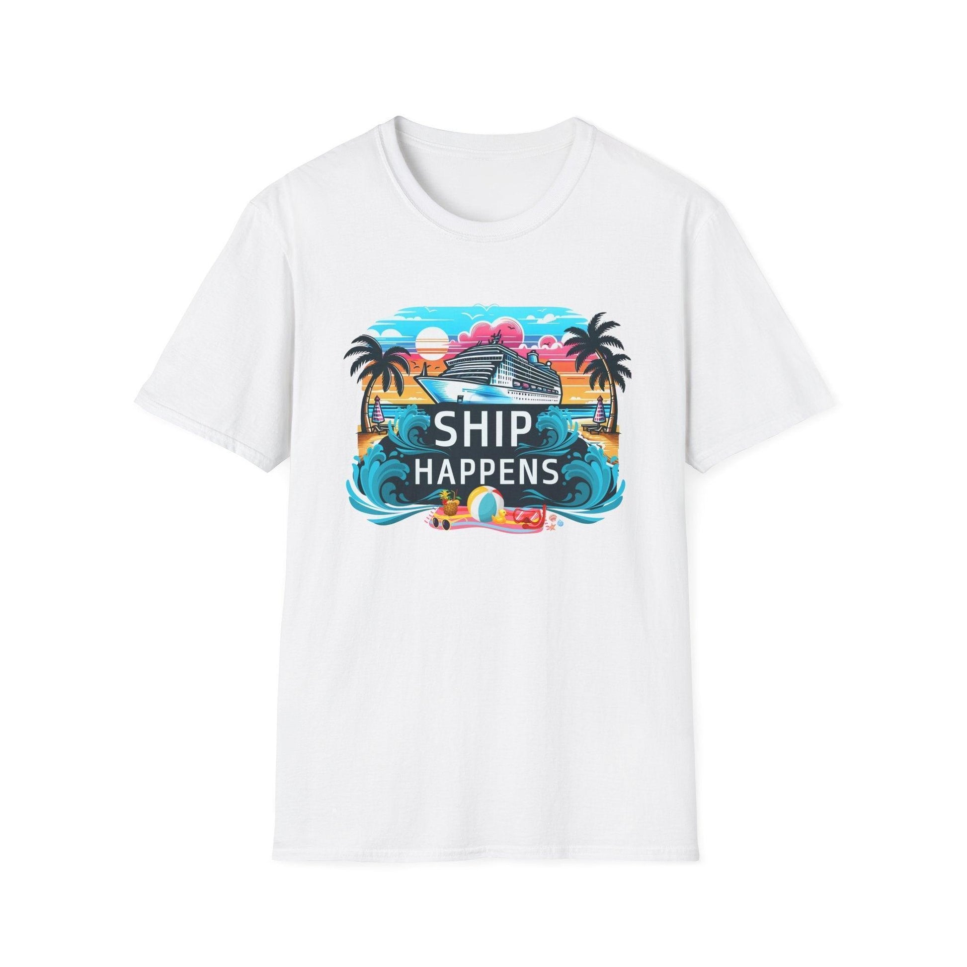 Ship Happens 🛳️🌊 Unisex Tee 🌴 (It's all part of the adventure! 😉) - Whippie's