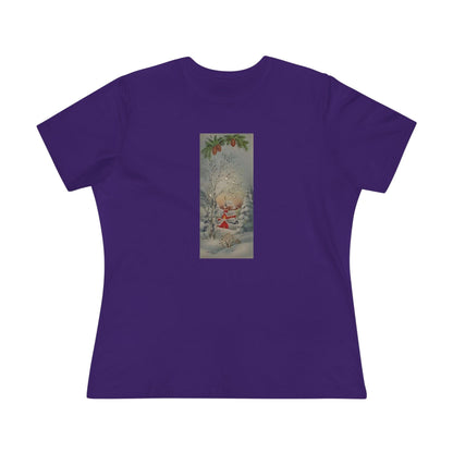 Glittery Winter Village Tee - Sparkle This Season! ✨🎄 Women's Softstyle Tee - Whippie's