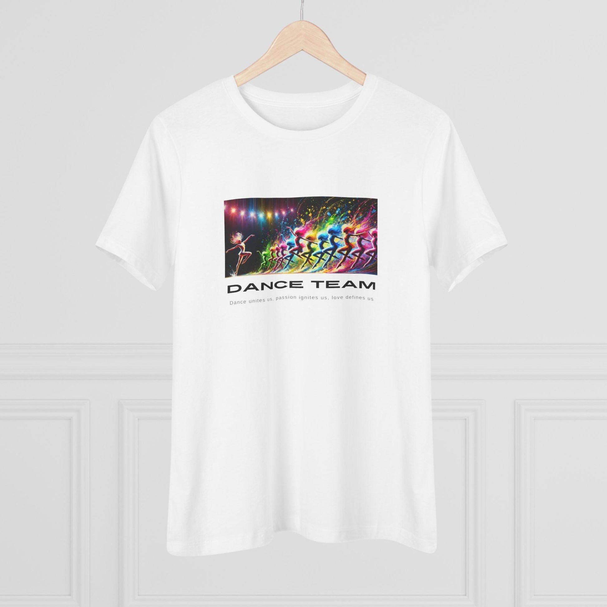 Dance Team: Dance unites us, passion ignites us, love defines us! 💃‍♀️ Women's Softstyle Tee 🎨 - Whippie's