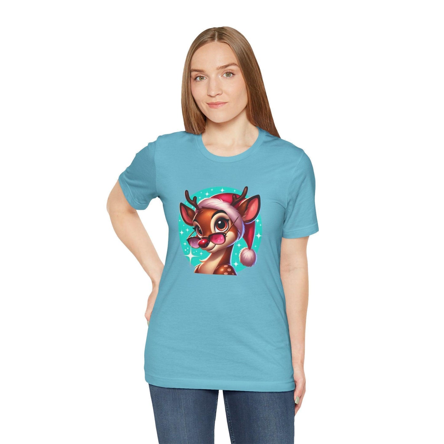 😎 Reindeer Cool 😎 Unisex Jersey Tee ✨ Stay cool this Christmas! - Whippie's